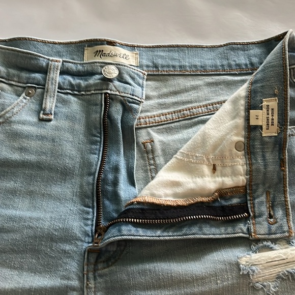 Madewell High Rise Denim Shorts Size 29 - Picture 16 of 16